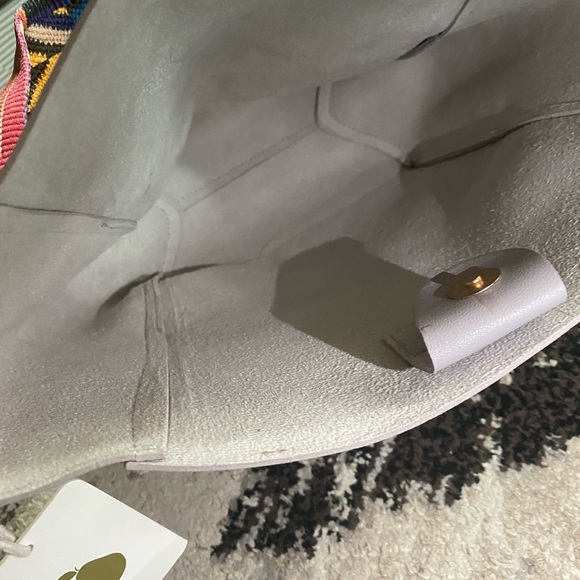 Threaded pear light gray shoulder/crossbody bag - Picture 2 of 6